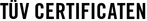 TÜV certificaten