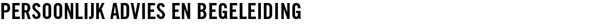 Persoonlijk advies en begeleiding