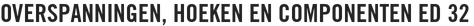 Overspanningen, hoeken en componenten ED 32